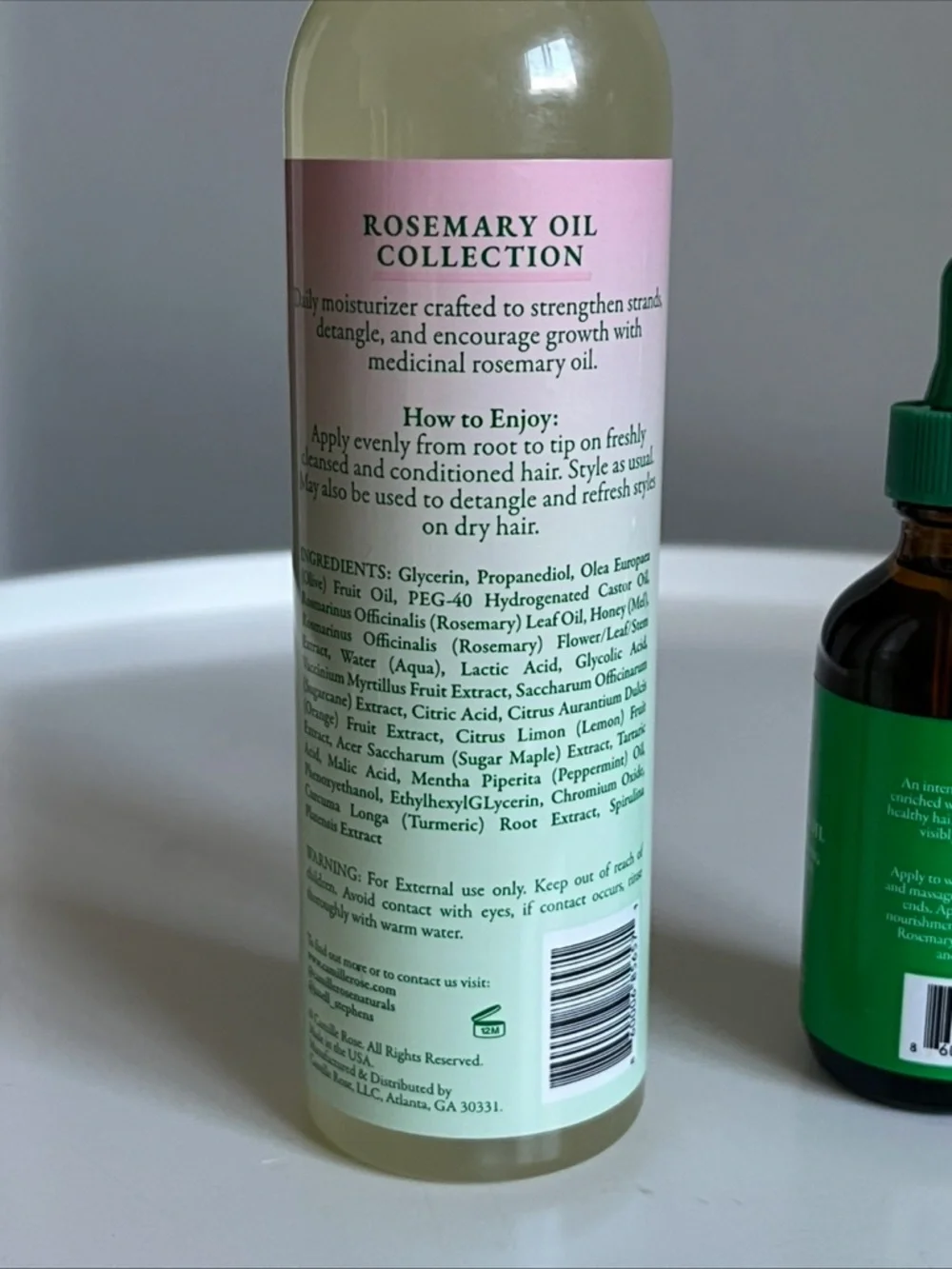 NEW Lot Camille Rose Rosemary Oil Leave-In And Strengthening Hair Scalp Drops
